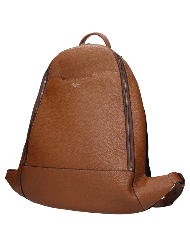 Pineider Brown Leather Backpacks