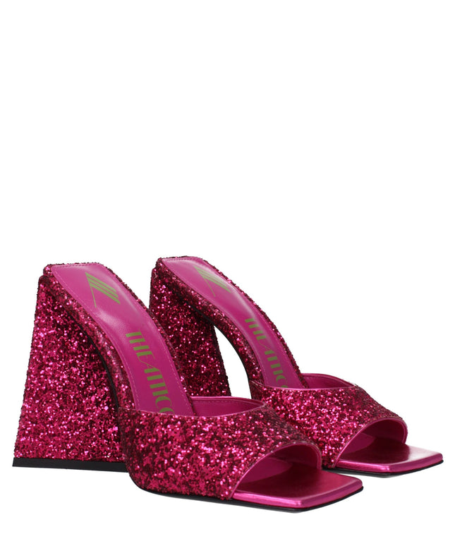 The Attico Pink Plastic Platforms