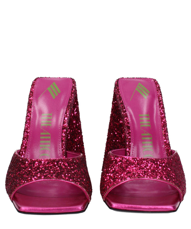 The Attico Pink Plastic Platforms