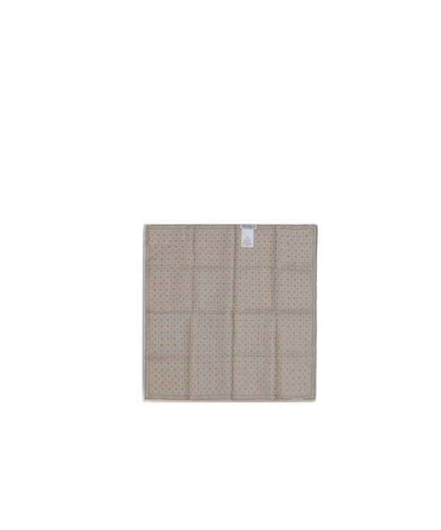 Brunello Cucinelli Polka Dot Silk Pocket Square