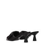 Prada Black Leather Platforms