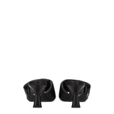 Prada Black Leather Platforms