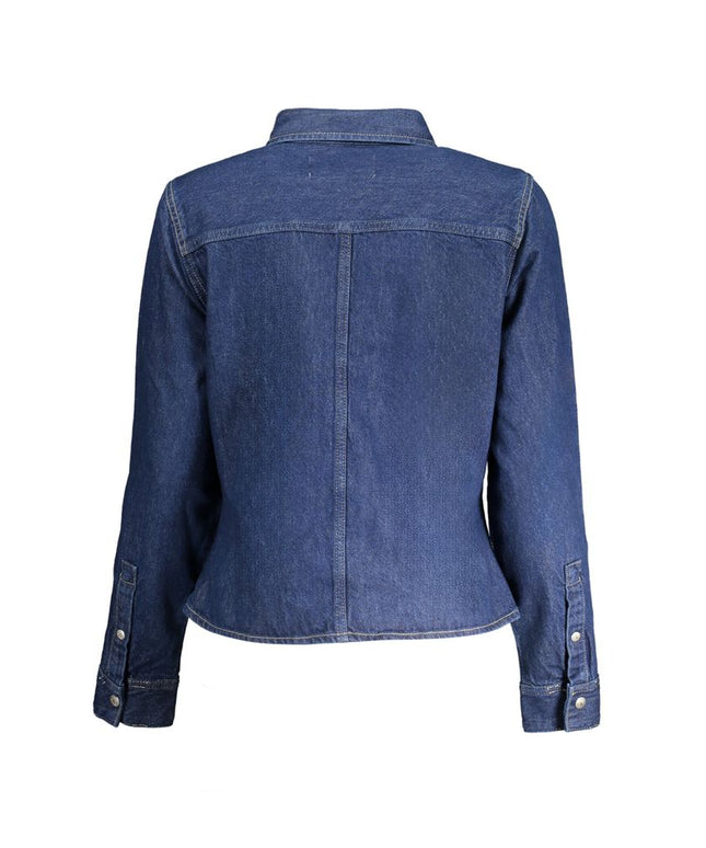 Calvin Klein Blue Cotton Shirt