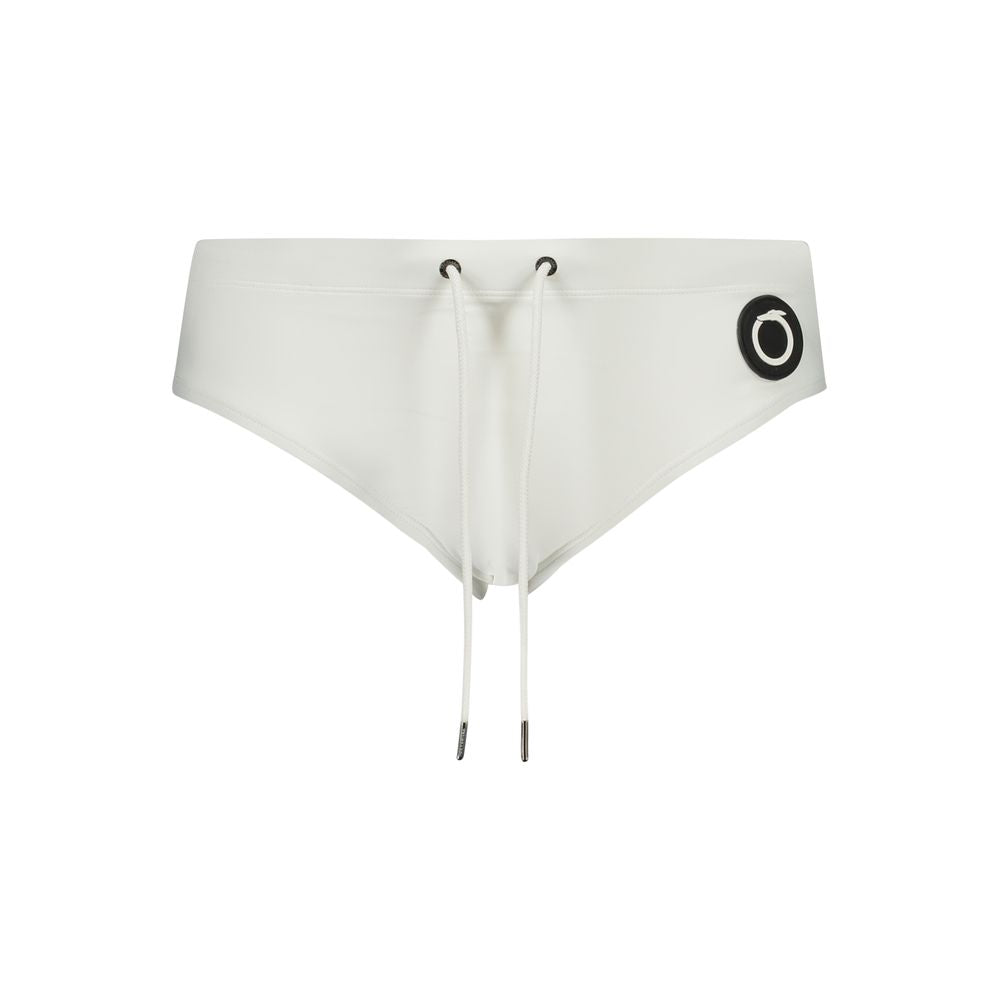 Trussardi Trussardi White Elastane Swimwear (Italian Size MEN: S, nan: nan, nan: nan)