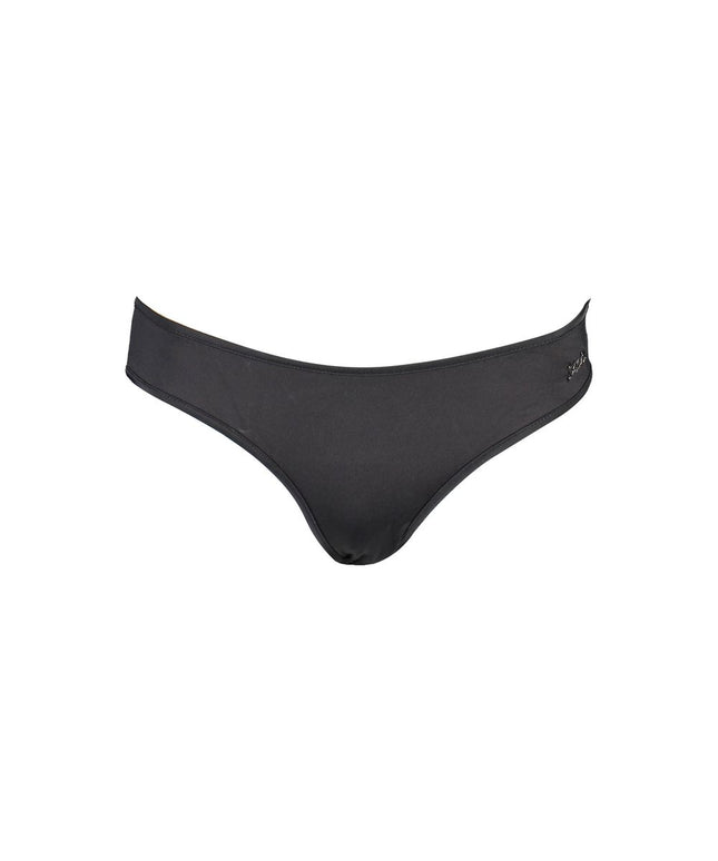 Karl Lagerfeld Black Elastane Swimwear