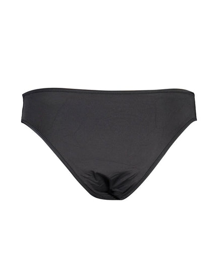 Karl Lagerfeld Black Elastane Swimwear