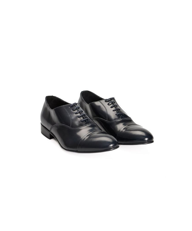 Roberto Pepe Luxury Blue Calfskin Men Loafer