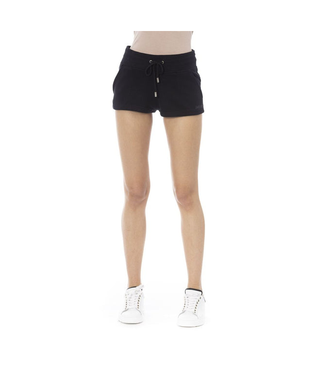 Just Cavalli Black Cotton Women Short Shorts