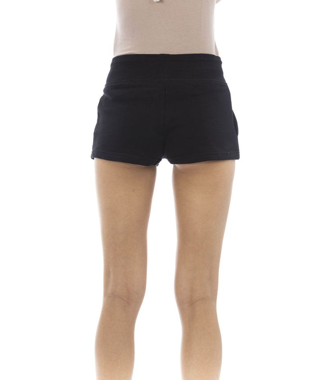 Just Cavalli Black Cotton Women Short Shorts