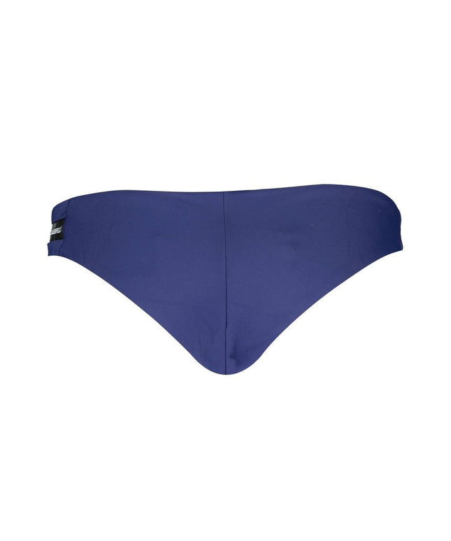 Karl Lagerfeld Blue Elastane Swimwear