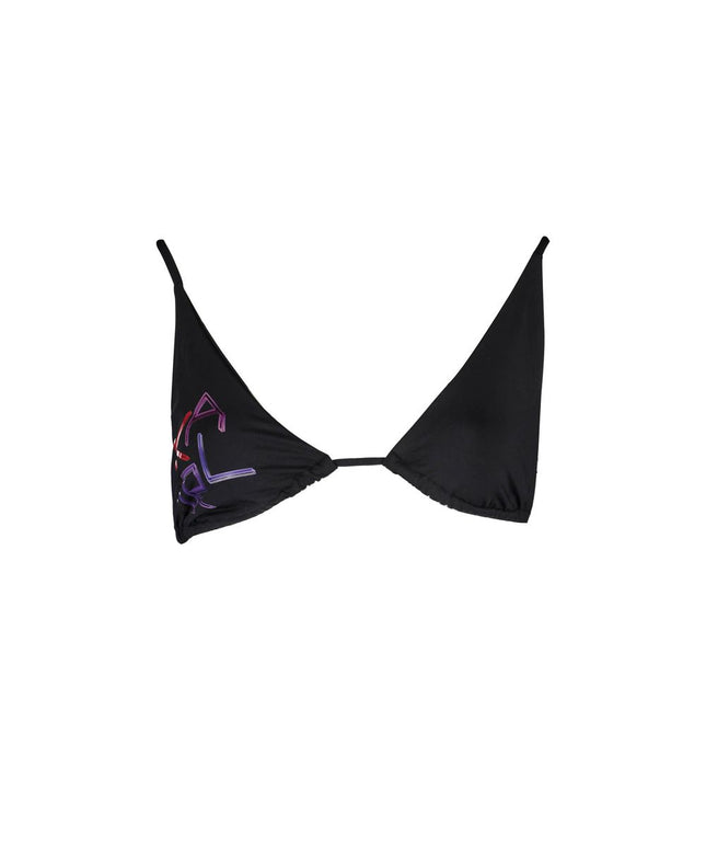 Karl Lagerfeld Black Elastane Swimwear