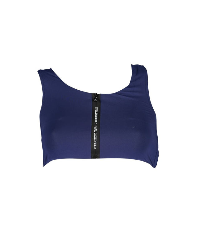 Karl Lagerfeld Blue Elastane Swimwear
