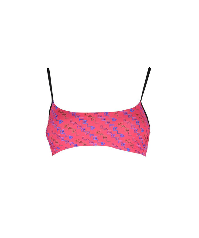 Karl Lagerfeld Red Elastane Swimwear