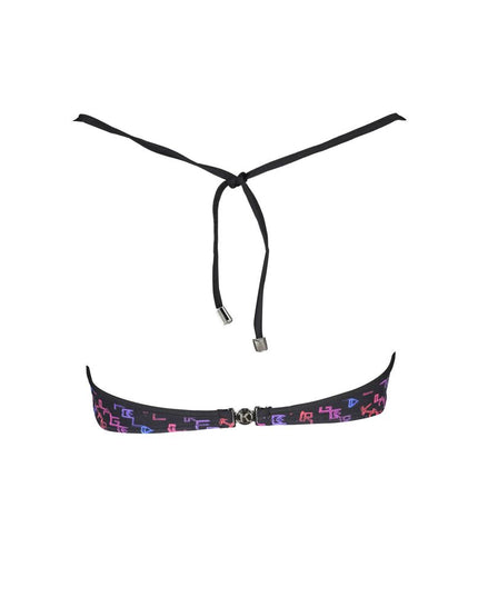 Karl Lagerfeld Black Elastane Swimwear