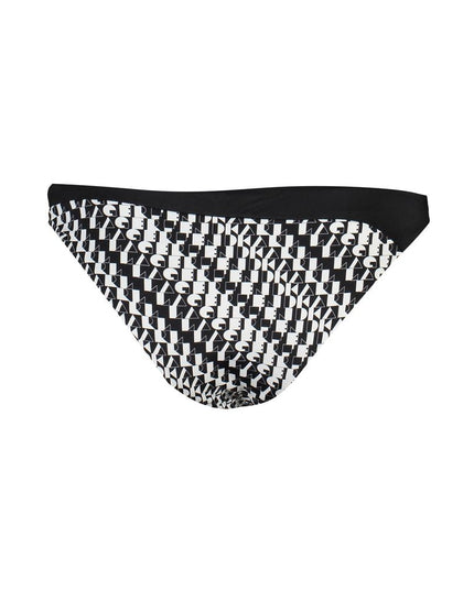 Karl Lagerfeld Black Elastane Swimwear