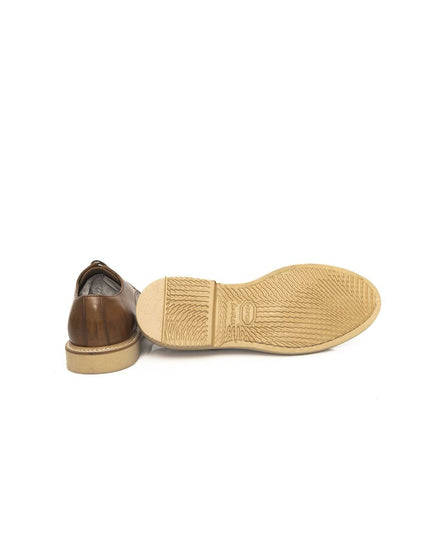 Cerruti 1881 Brown Calfskin Men Derby Shoe