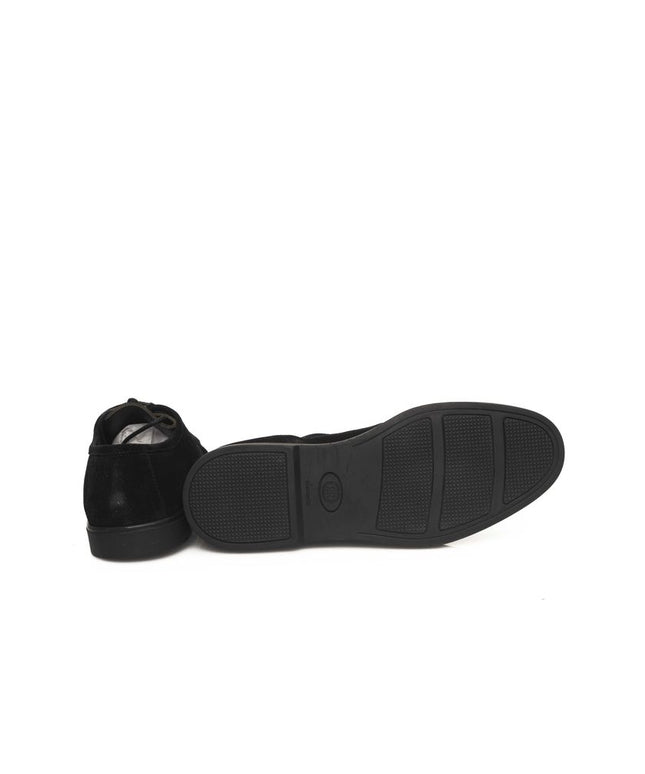 Cerruti 1881 Black Cowhide Men Derby Shoe