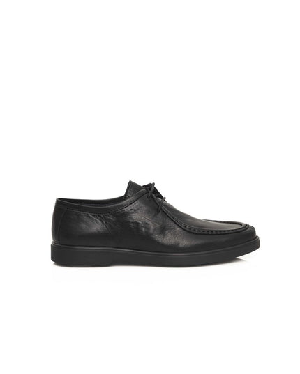 Cerruti 1881 Black Cowhide Men's Derby Shoe