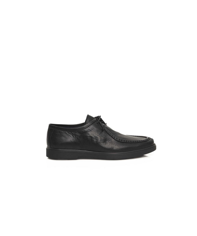 Cerruti 1881 Black Cowhide Men's Derby Shoe