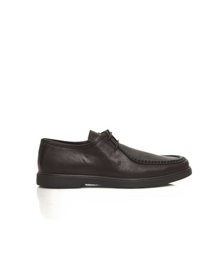 Cerruti 1881 Brown Cowhide Men Derby Shoe