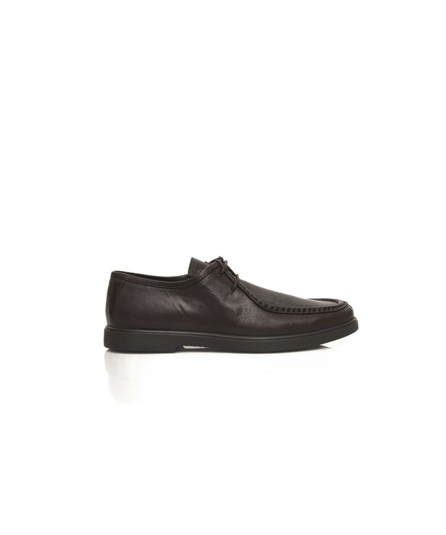 Cerruti 1881 Brown Cowhide Men Derby Shoe