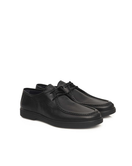 Cerruti 1881 Black Cowhide Men's Derby Shoe