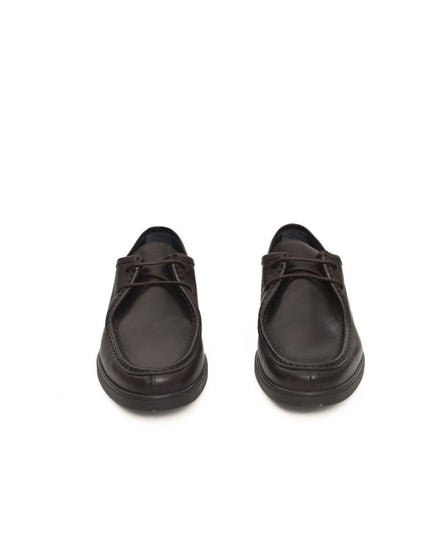 Cerruti 1881 Brown Cowhide Men Derby Shoe