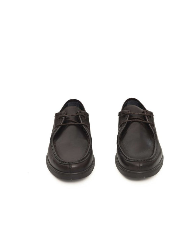 Cerruti 1881 Brown Cowhide Men Derby Shoe