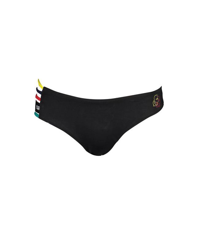 Karl Lagerfeld Black Elastane Swimwear