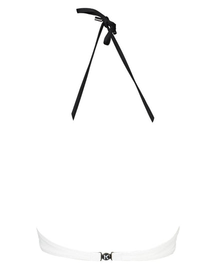 Karl Lagerfeld White Elastane Swimwear