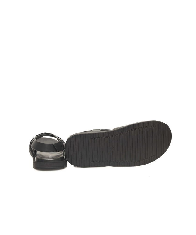 Cerruti 1881 Black Cowhide Men Sandal