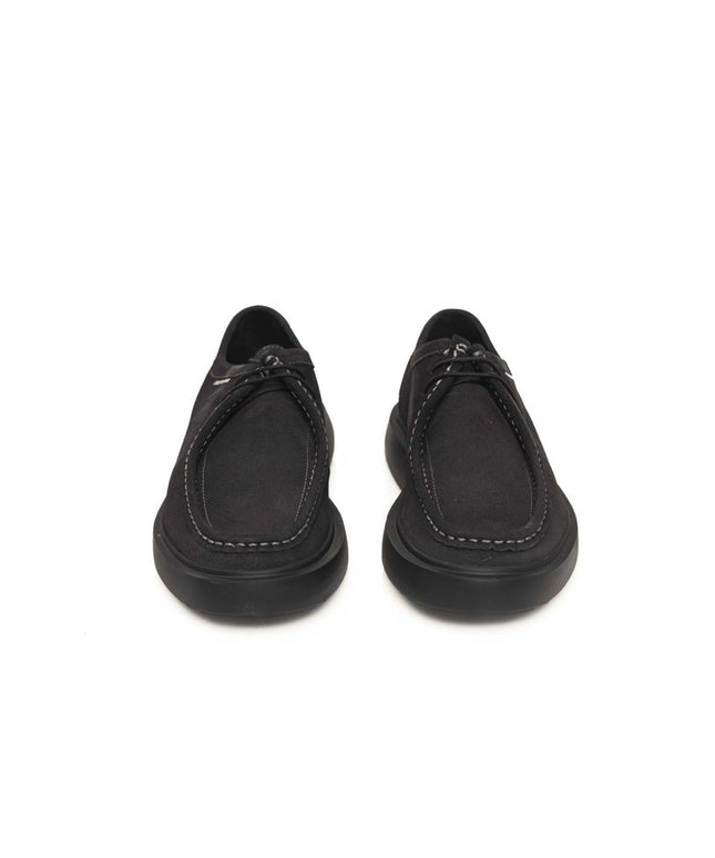Cerruti 1881 Black Cowhide Men Derby Shoe