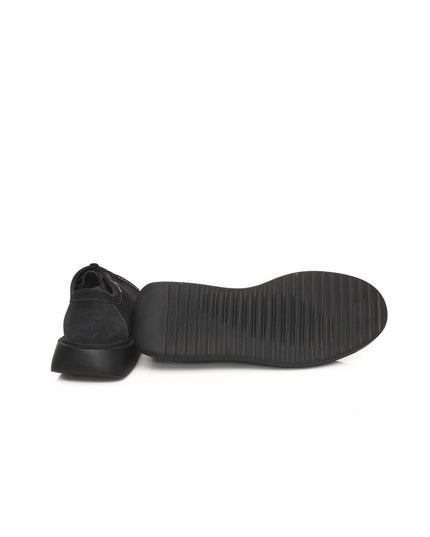 Cerruti 1881 Black Cowhide Men Derby Shoe