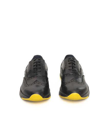 Cerruti 1881 Gray Cowhide Men's Oxford Shoe