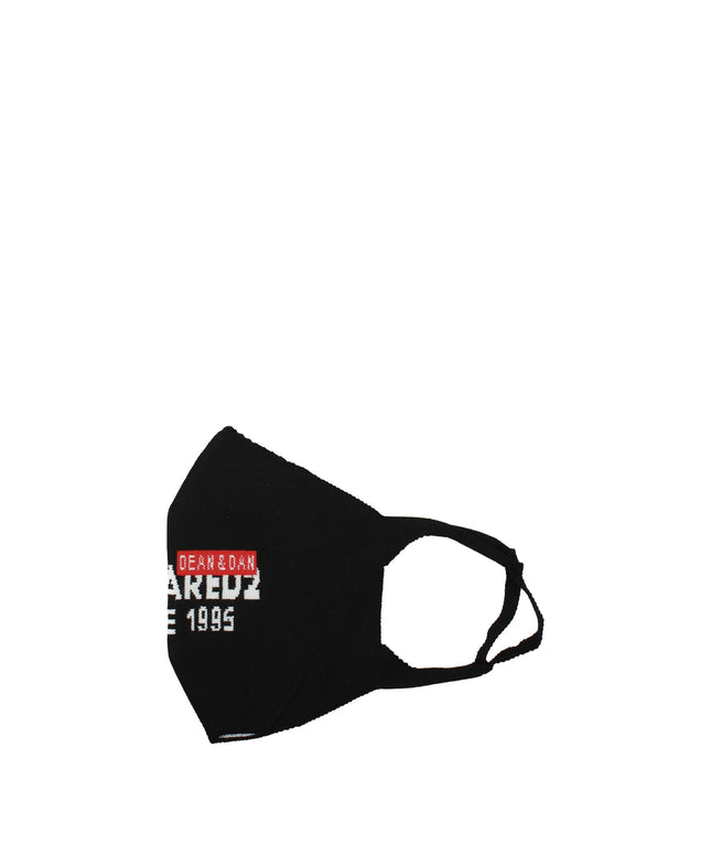 Dsquared² Black Polipropilene Facemasks