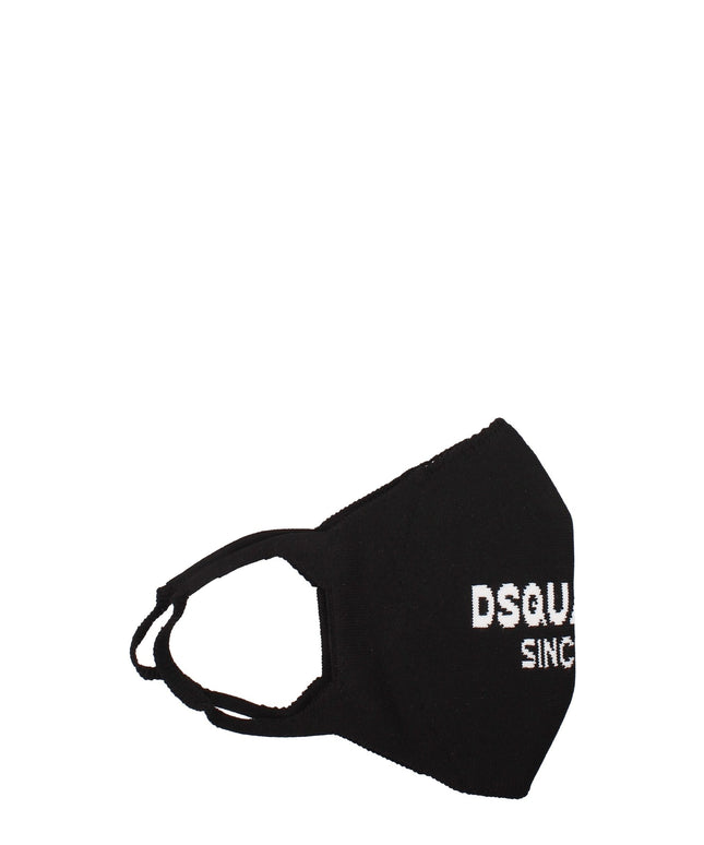 Dsquared² Black Polipropilene Facemasks