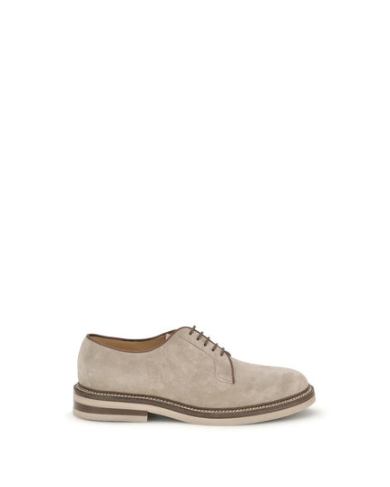 Brunello Cucinelli Suede Derby lace-up Shoes
