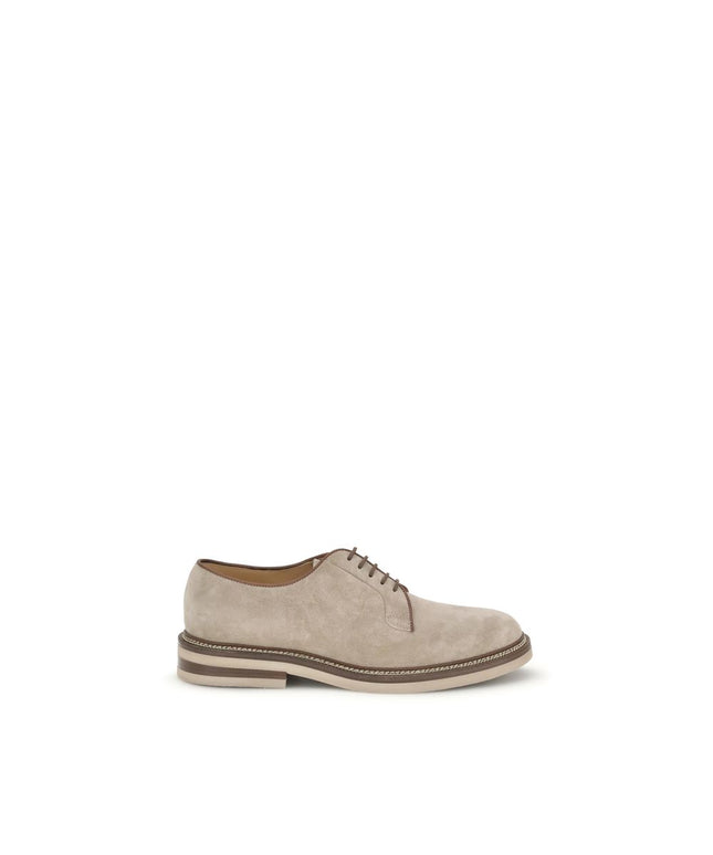 Brunello Cucinelli Suede Derby lace-up Shoes