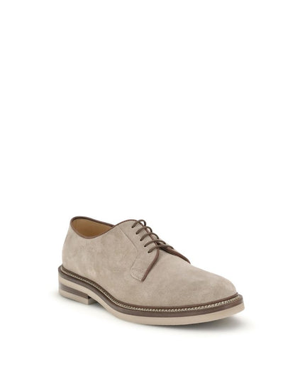 Brunello Cucinelli Suede Derby lace-up Shoes