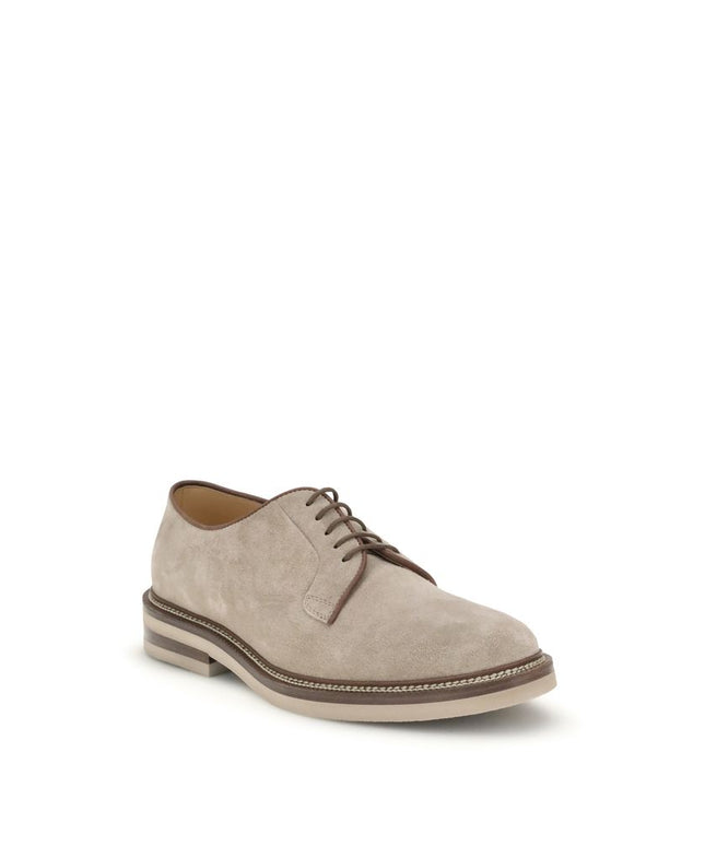 Brunello Cucinelli Suede Derby lace-up Shoes