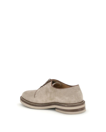 Brunello Cucinelli Suede Derby lace-up Shoes