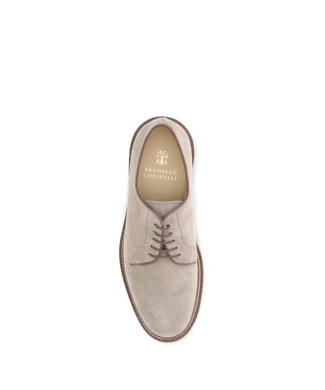 Brunello Cucinelli Suede Derby lace-up Shoes