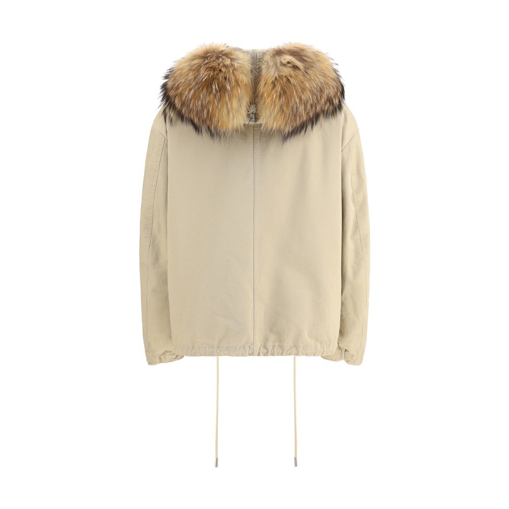 SWORD 6.6.44 Beige Cotton Parka