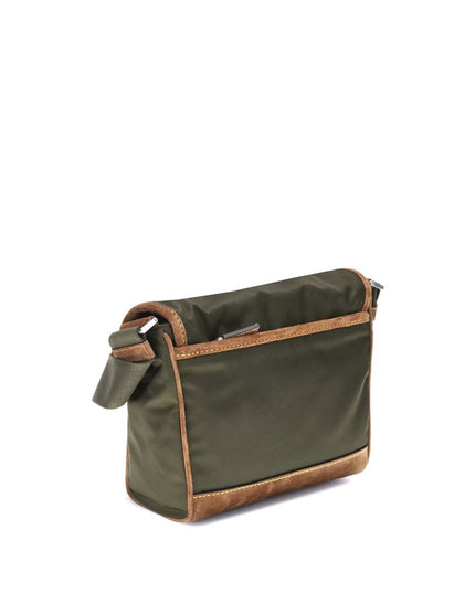 Prada Re-Nylon and leather medium Shoulder Bag