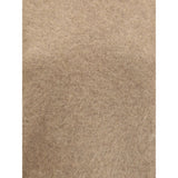 P.A.R.O.S.H. Beige Raccoon Fur Sweatshirt