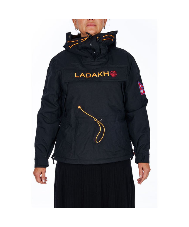 Ladakh Black Polyester Women Jacket