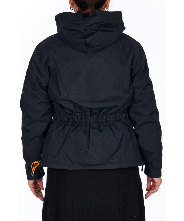 Ladakh Black Polyester Women Jacket