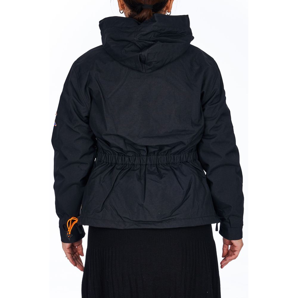 Ladakh Black Polyester Women Jacket
