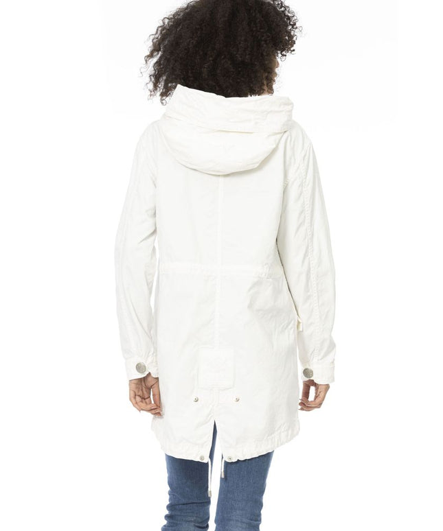 Mr&Mrs Italy White Cotton Women Parka