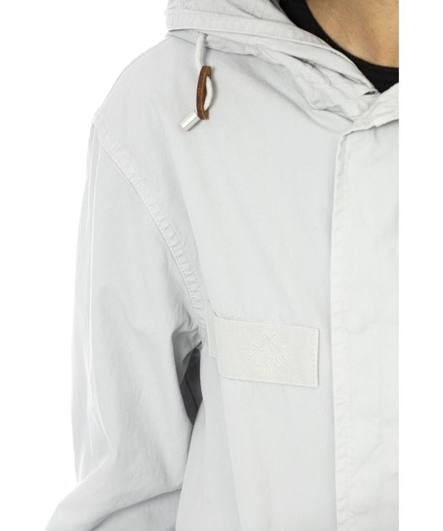 Mr&Mrs Italy Silver Cotton Women Jacket